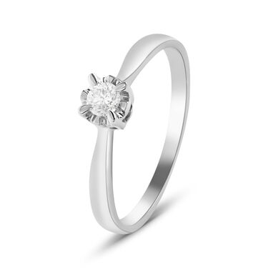 Anello Solitario Diamazing Oro Bianco Diamante