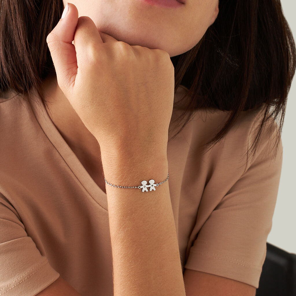 Bracciale Sunrise Acciaio Cristallo