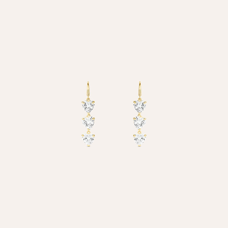 Orecchini Pendenti Claire Oro Giallo Cubic Zirconia - Orecchini Pendenti Donna | Stroili