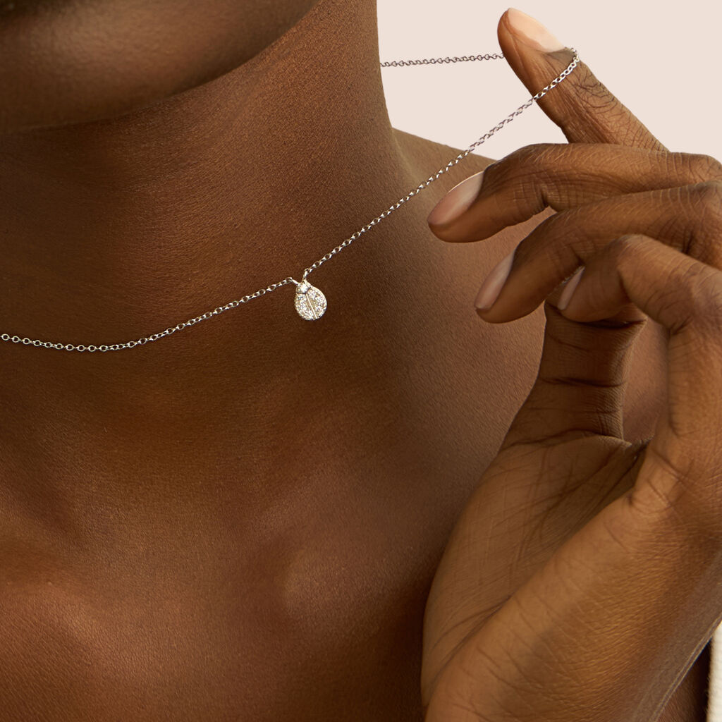 Collana Silver Moments Argento Rodiato Cubic Zirconia