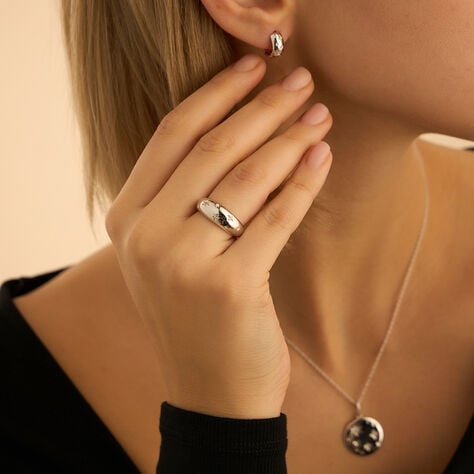 Anello Fascia Silver Collection Argento Rodiato Cubic Zirconia - Anelli con Pietre Donna | Stroili