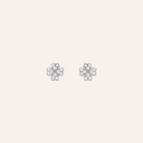 Orecchini Lobo Silver Moments Argento Rodiato Cubic Zirconia - Orecchini a Lobo Donna | Stroili