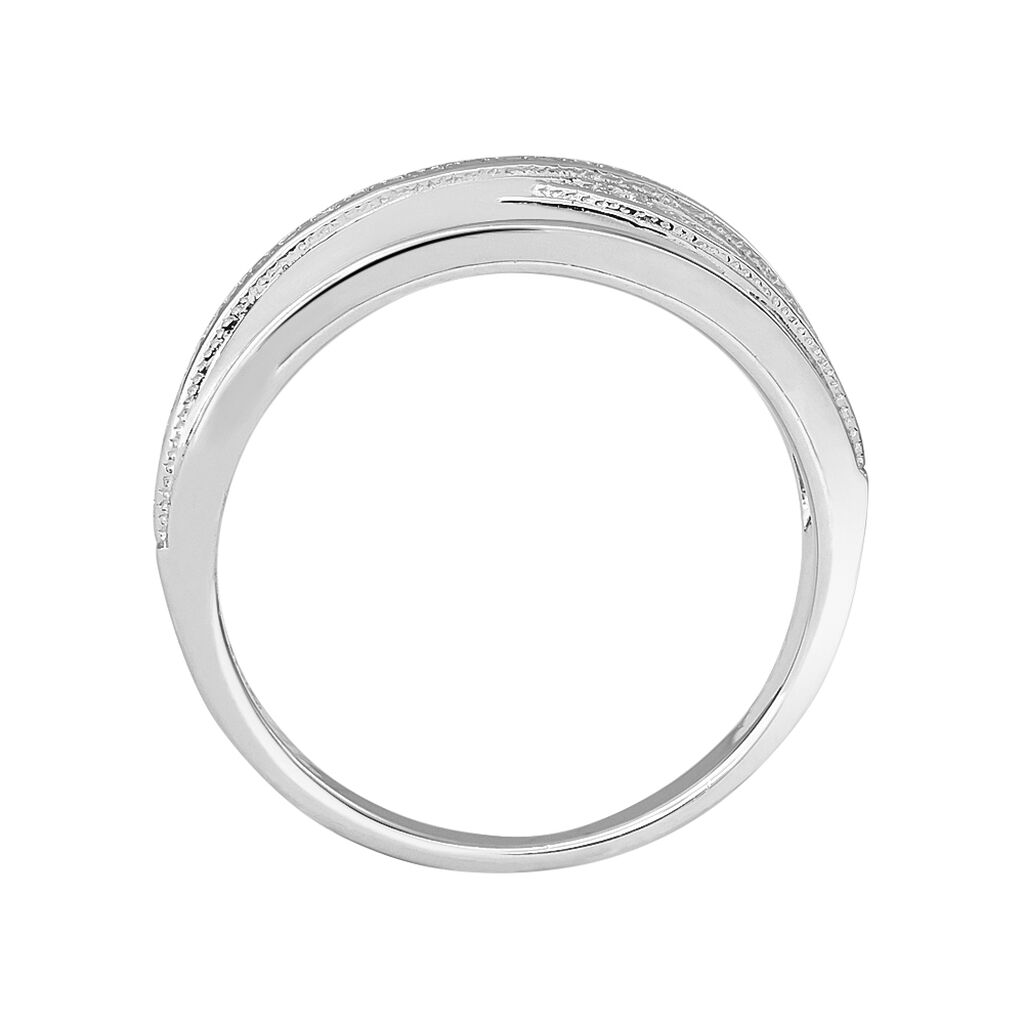Anello Fantasia Silver Shine Argento Rodiato Cubic Zirconia - Anelli con Pietre Donna | Stroili