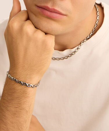 Bracciale Catena Man Code Acciaio