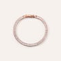 Bracciale Tennis Romantic Shine Metallo Cristallo