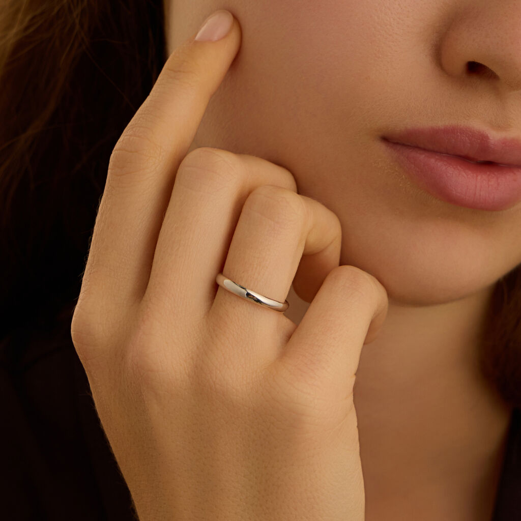 Fede Comoda Leggera 2.5 mm Oro Bianco