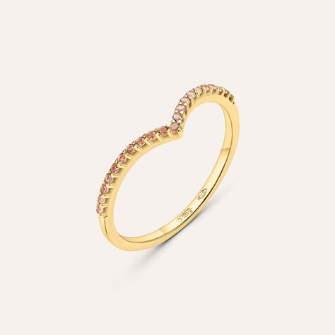 Anello Fantasia Claire Oro Giallo Cubic Zirconia - Anelli con Pietre Donna | Stroili