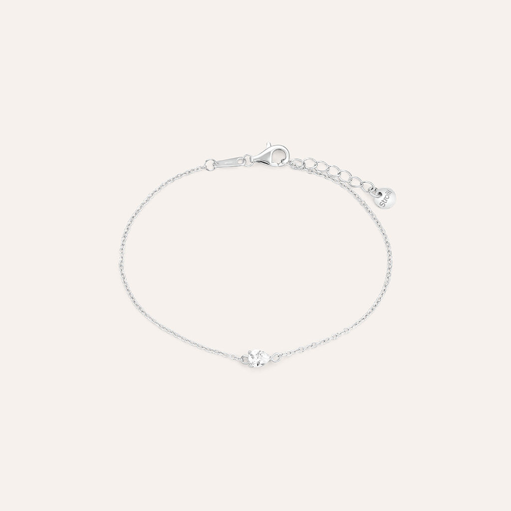 Bracciale Punto Luce Silver Elegance Argento Rodiato Cubic Zirconia - Bracciali Donna | Stroili