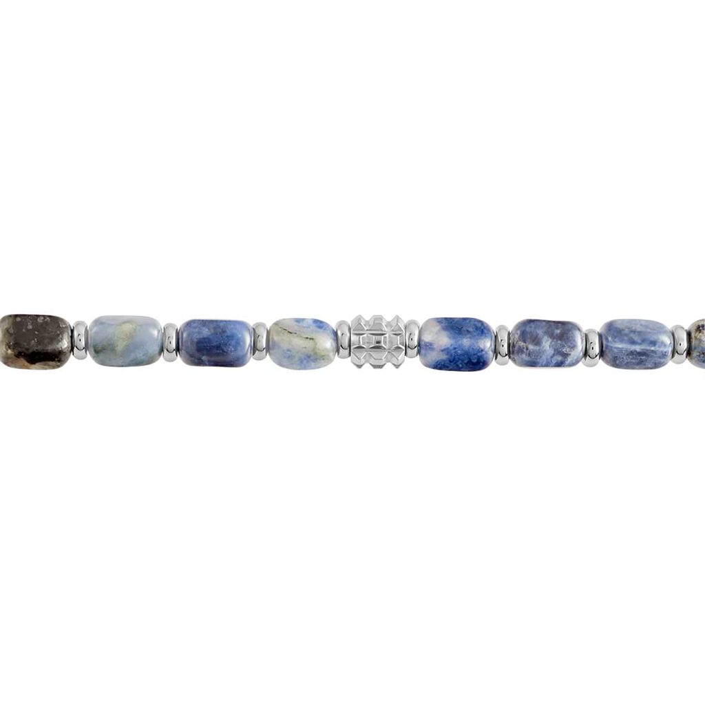 Bracciale Man Code Acciaio Sodalite - Bracciali Uomo | Stroili