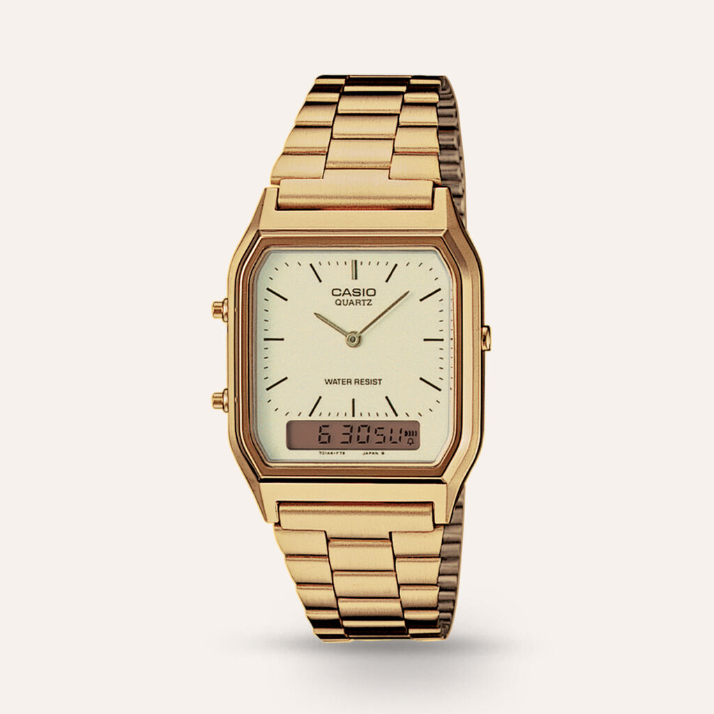 Orologio Al Quarzo Casio Vintage Aq-230ga-9dmqyes