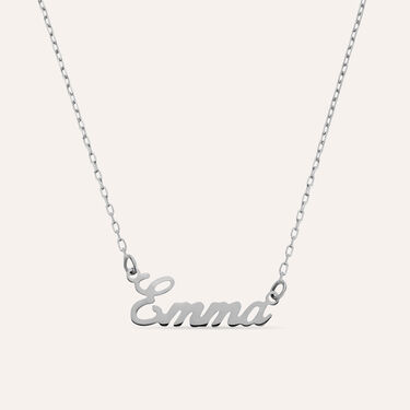 Collana Emma Gold Names Oro Bianco
