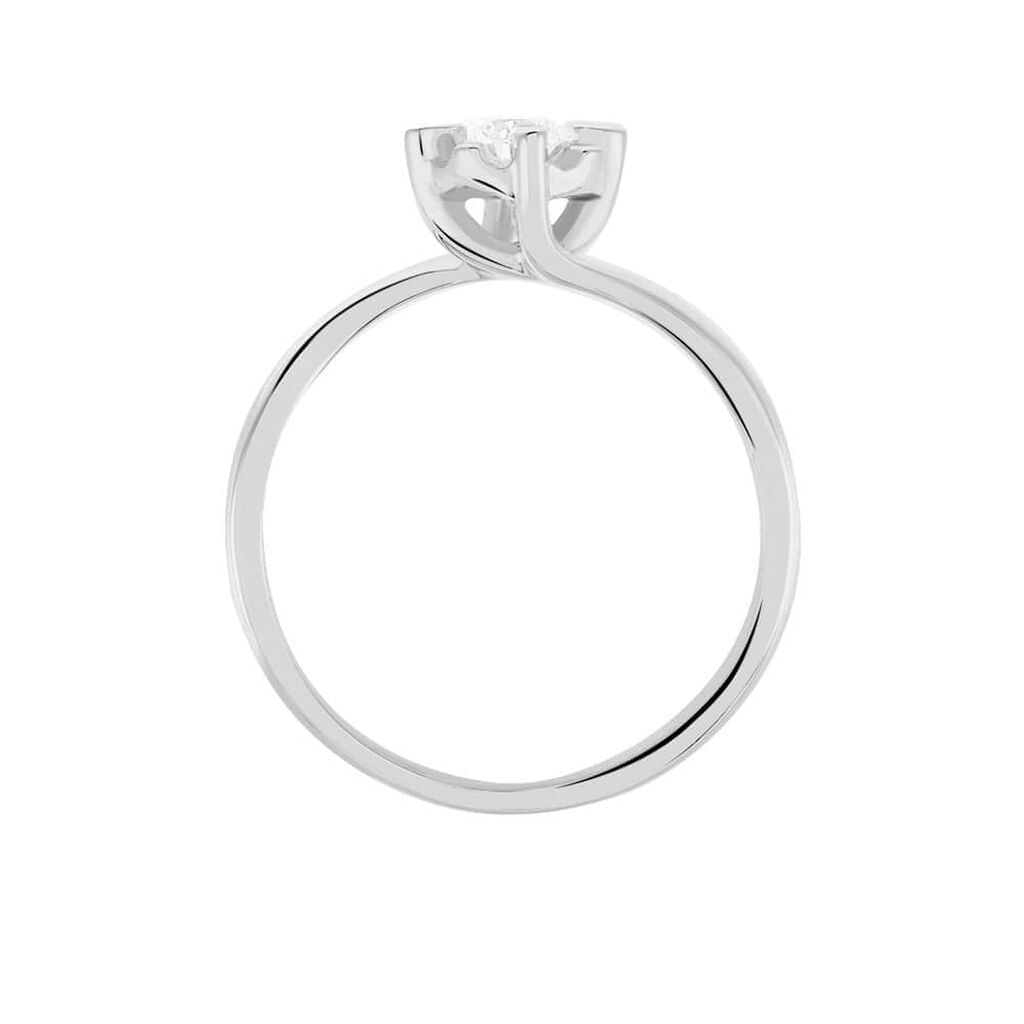 Anello Solitario Valentino Diamazing Oro Bianco Diamante - Anelli con Pietre Donna | Stroili