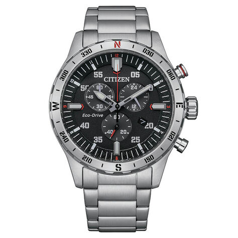 Orologio Eco Drive Citizen Ore Felici At2520-89e - Orologi Cronografo Uomo | Stroili