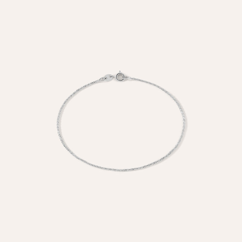 Bracciale Catena Colette Oro Bianco - Bracciali Donna | Stroili