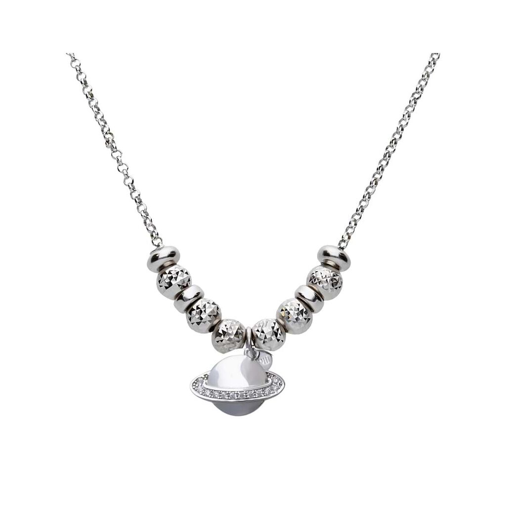 Pendente Love Beats Argento Rodiato Cubic Zirconia