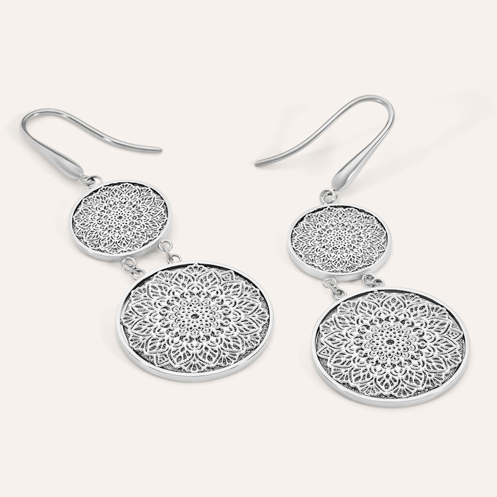 Orecchini Pendenti Lady Shine Acciaio - Orecchini Pendenti Donna | Stroili
