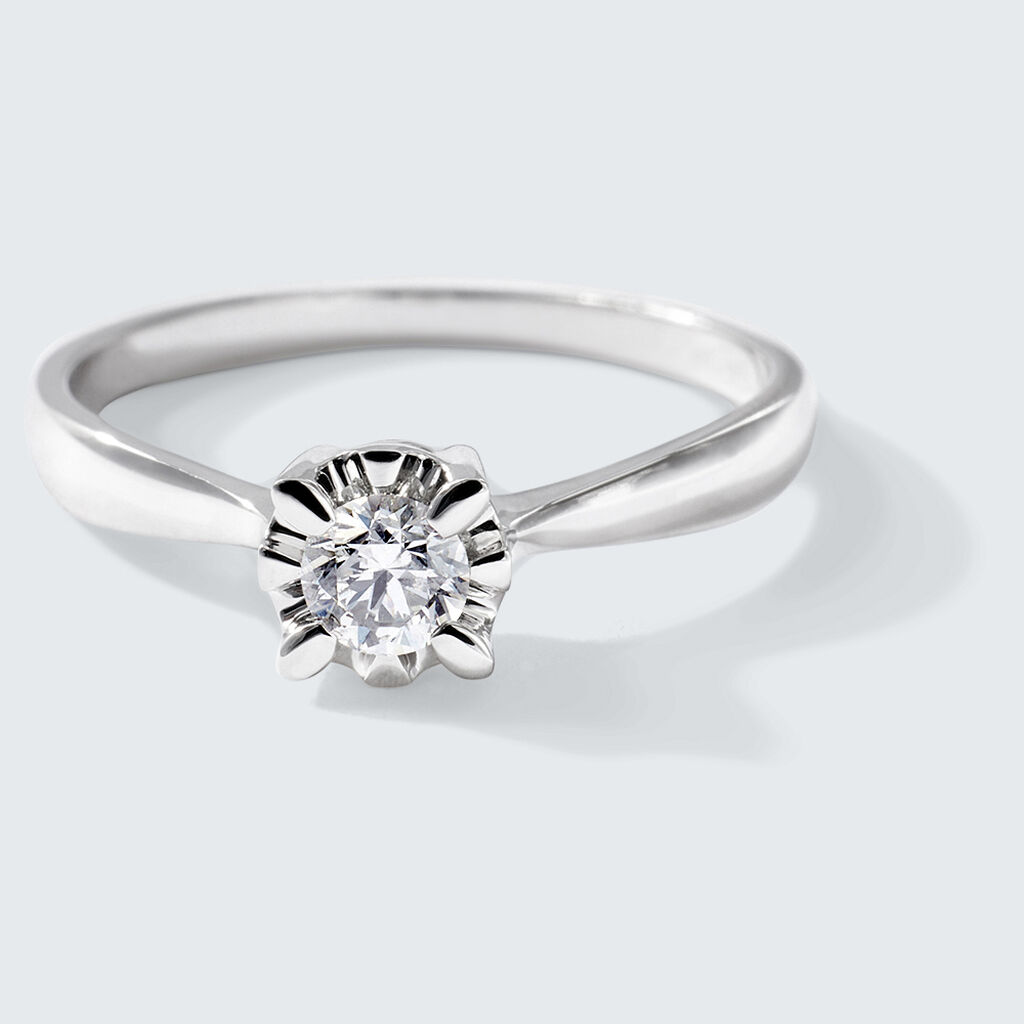 Anello Solitario Diamazing Oro Bianco Diamante - Anelli con Pietre Donna | Stroili