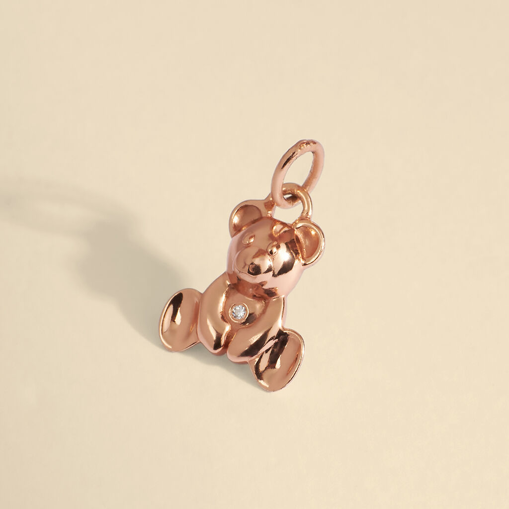 Pendente Love Beats Argento Rosa Cubic Zirconia - Ciondoli Donna | Stroili