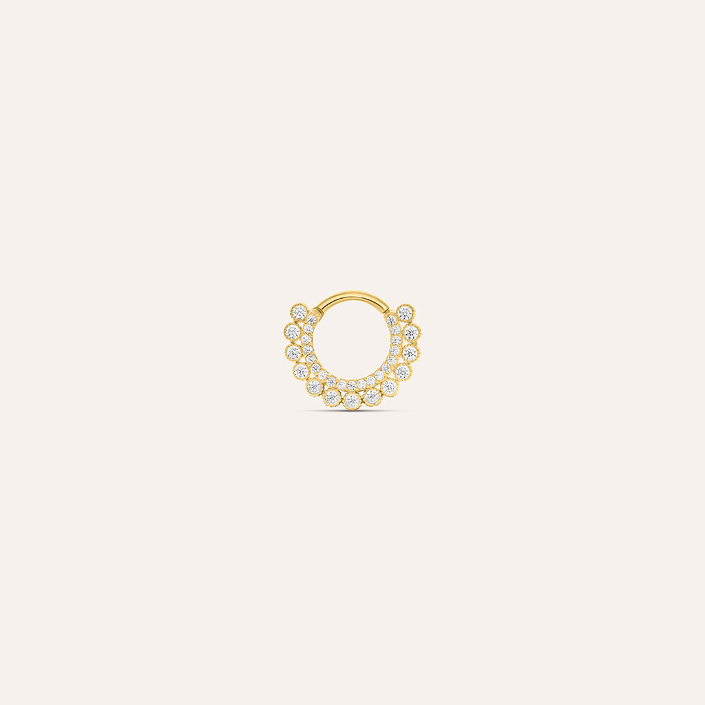 Piercing Orecchio Daith Bon Ton Oro Giallo Cubic Zirconia - Piercing Orecchio Donna | Stroili