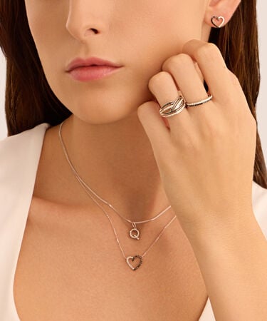 Anello Fascia Sophia Oro Bianco Diamante
