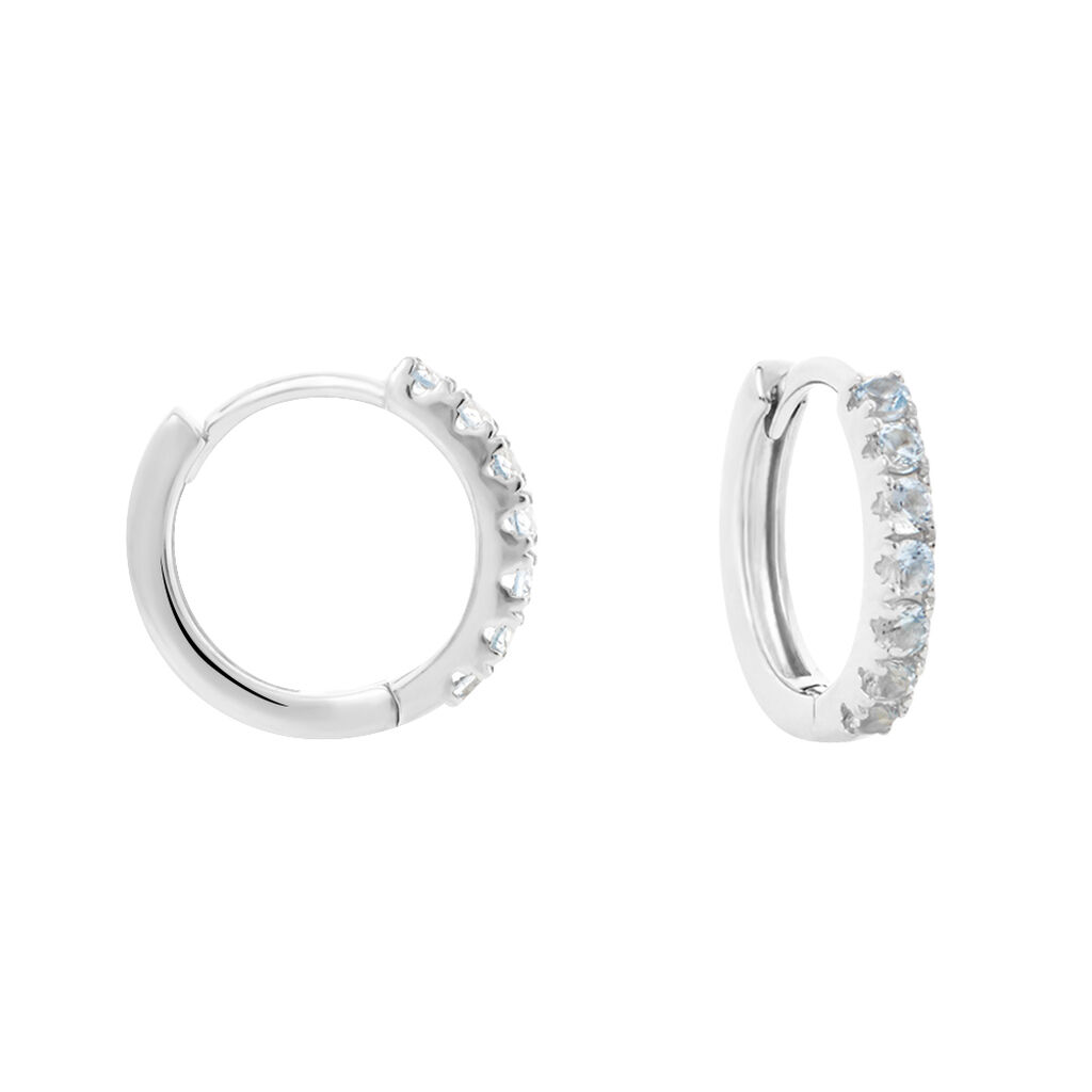 Orecchini A Cerchio Silver Rainbow Argento Rodiato Cubic Zirconia - Orecchini a Cerchio Donna | Stroili