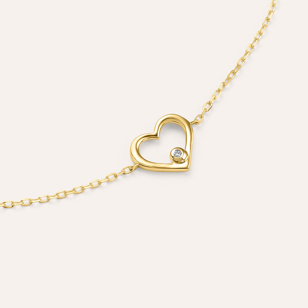 Bracciale Sophia Oro Giallo Diamante - Bracciali Love Donna | Stroili