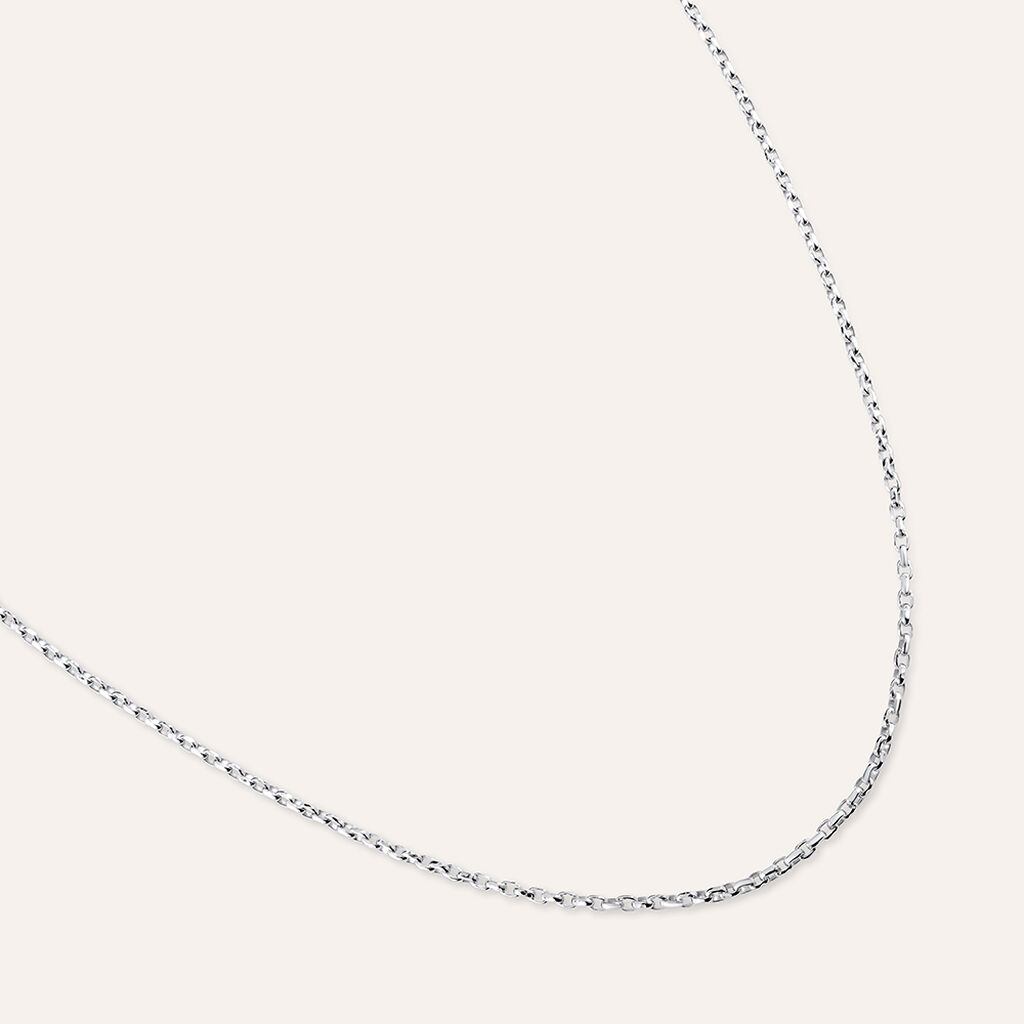 Catenina Gentleman Argento Rodiato