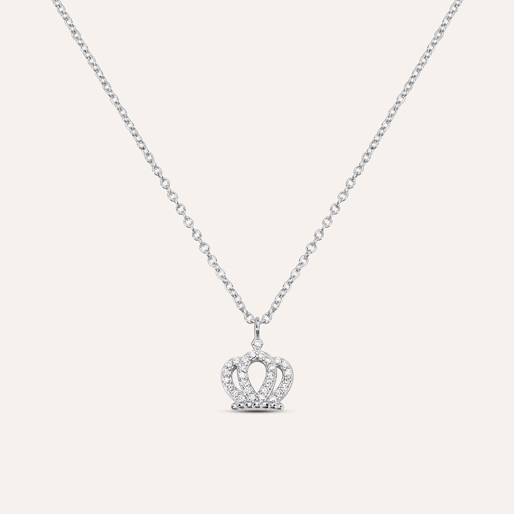 Collana Silver Moments Argento Rodiato Cubic Zirconia