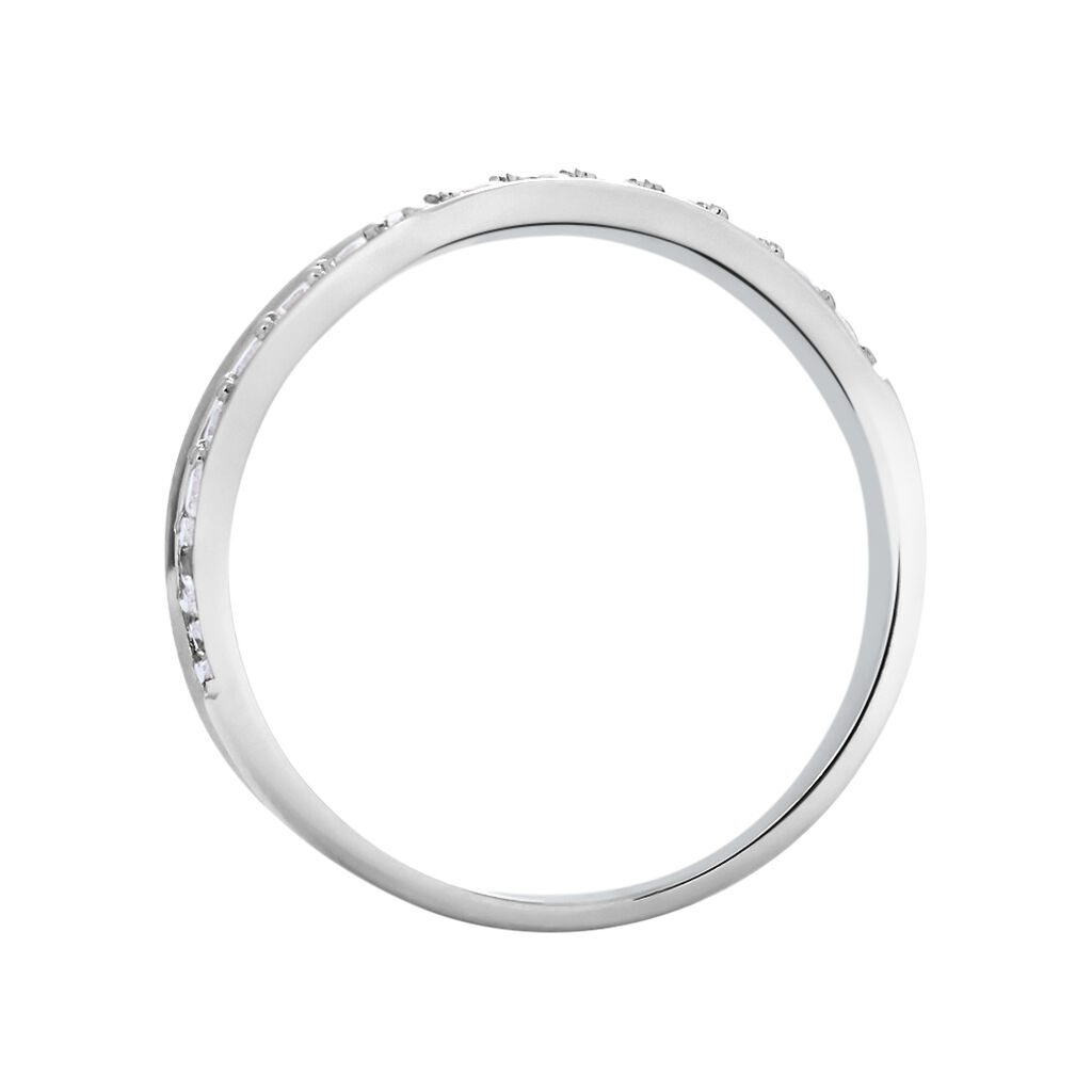 Anello Fascia Silver Shine Argento Rodiato Cubic Zirconia - Anelli con Pietre Donna | Stroili