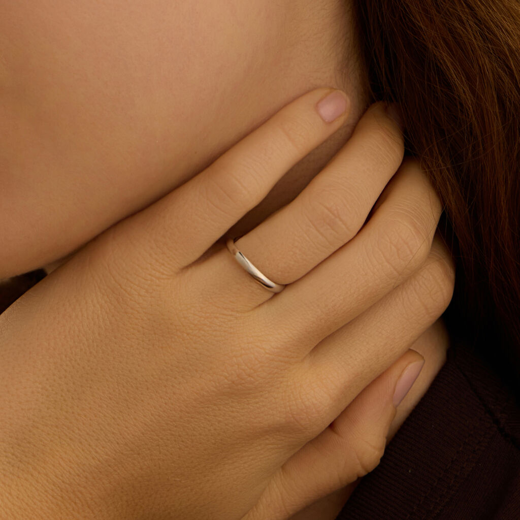 Fede Comoda Leggera 2.5 mm Oro Bianco