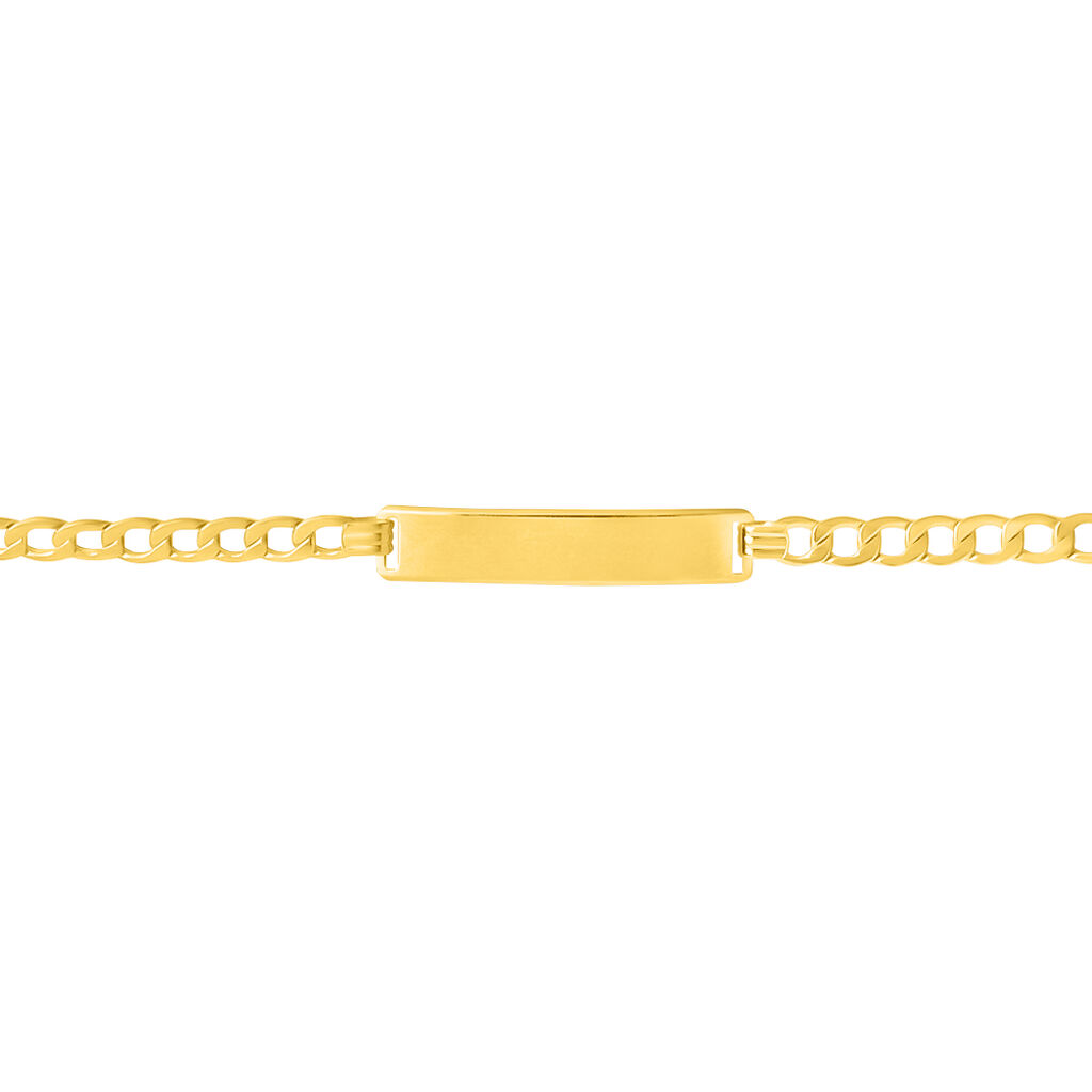 Bracciale Con Targhetta L'homme Or Oro Giallo - Bracciali con Incisione Uomo | Stroili