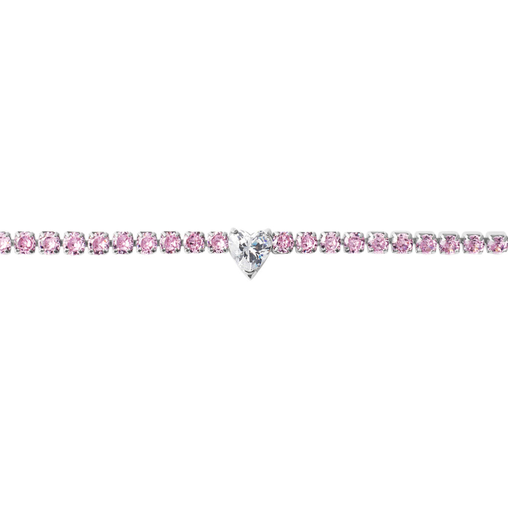 Bracciale Tennis Lady Chic Acciaio Cristallo - Bracciali Tennis Donna | Stroili