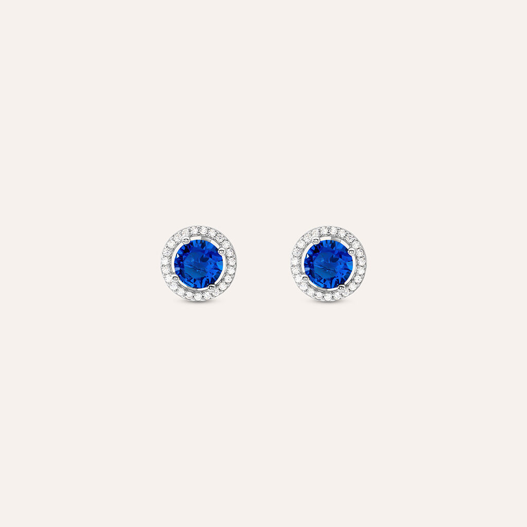 Orecchini Lobo Punto Luce Silver Rainbow Argento Rodiato Cubic Zirconia - Orecchini a Lobo Donna | Stroili
