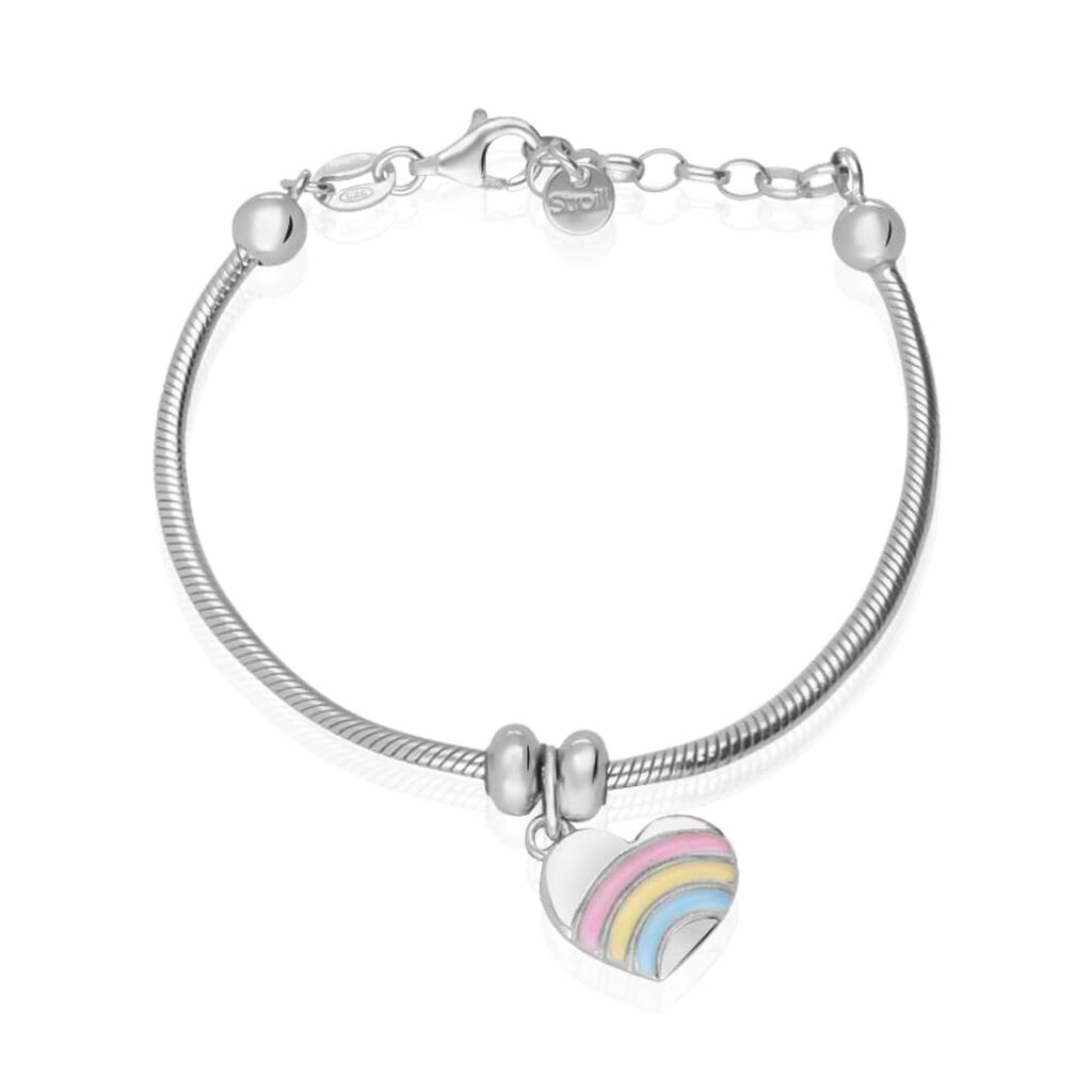 Pendente Love Beats Argento Rodiato