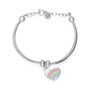 Pendente Love Beats Argento Rodiato