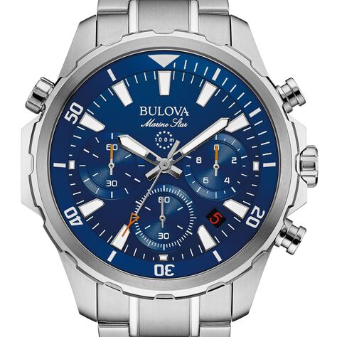 Orologio Al Quarzo Bulova Marine Star 96b256 - Orologi con Datario Uomo | Stroili