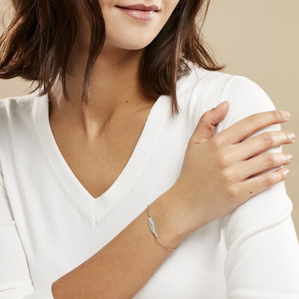 bracciale donna argento 925% rodiato anallergico zirconi bianchi 15 + 3