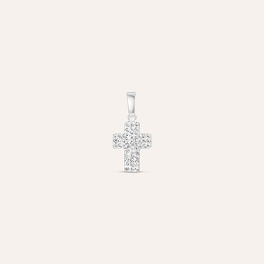 Pendente Holy Oro Bianco Cristallo