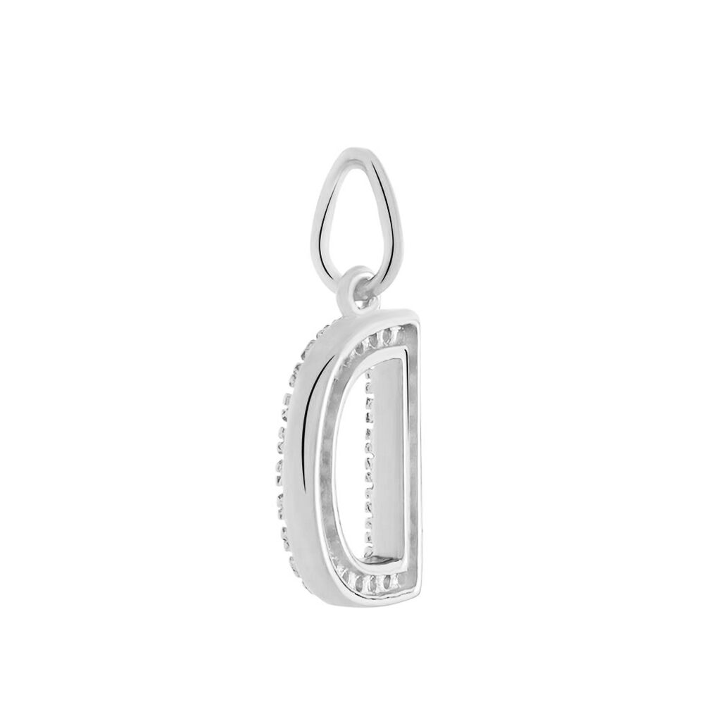 Pendente Poème Oro Bianco Cubic Zirconia - Ciondoli Donna | Stroili
