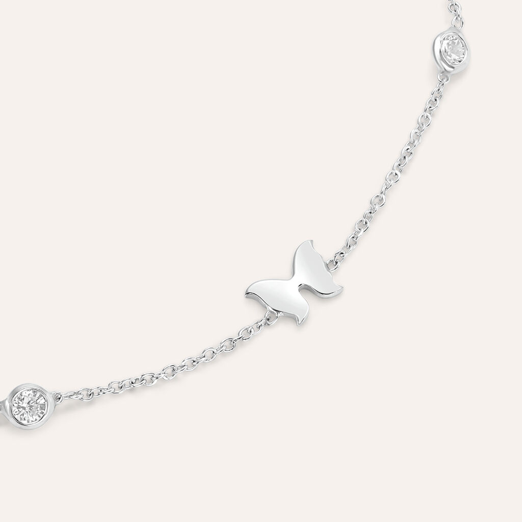 Bracciale Silver Elegance Argento Rodiato Cubic Zirconia