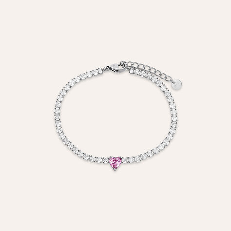 Bracciale Tennis Lady Chic Acciaio Cristallo - Bracciali Tennis Donna | Stroili