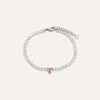 Bracciale Tennis Lady Chic Acciaio Cristallo