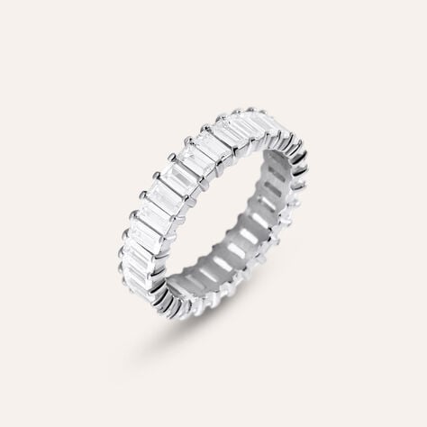 Anello Eternity Aura Acciaio Cubic Zirconia - Anelli Eternity Donna | Stroili