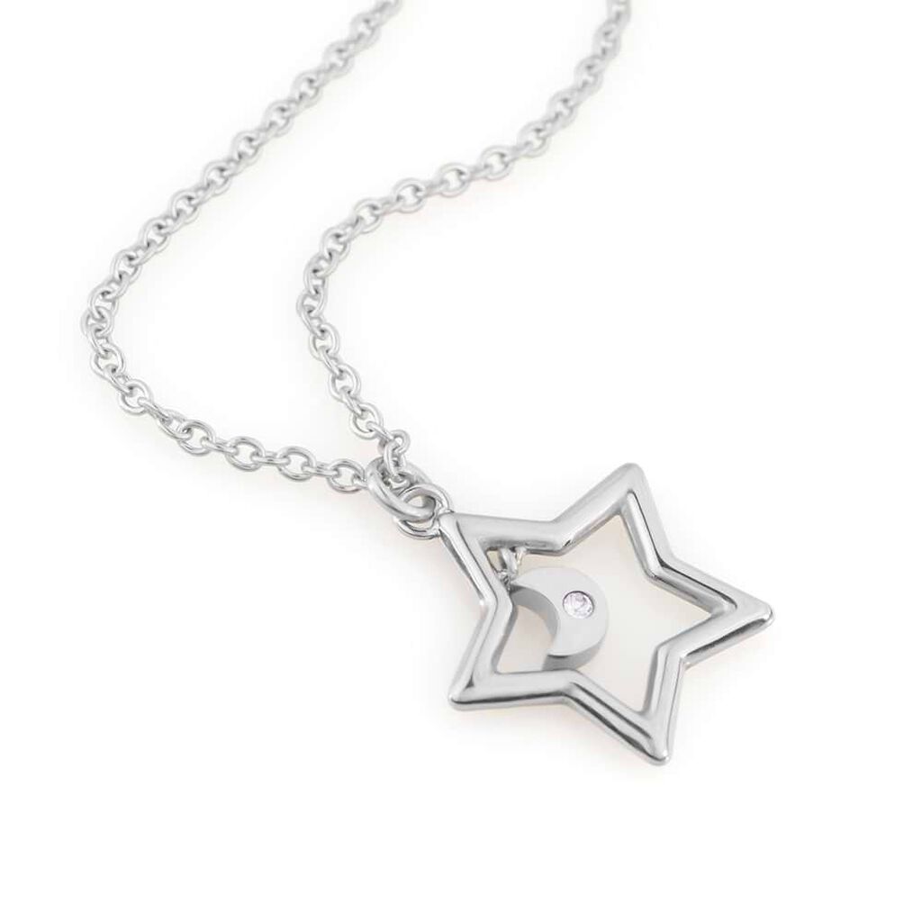 Collana Lady Chic Acciaio Stella e Cristalli - Collane Donna | Stroili
