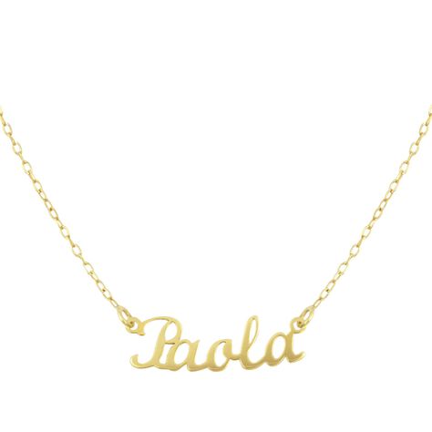 Collana Name Oro Giallo - Collane Donna | Stroili