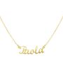 Collana Name Oro Giallo