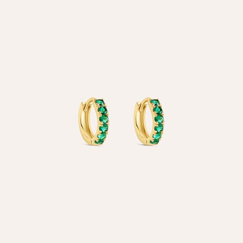 Orecchini A Cerchio Toujours Oro Giallo Cubic Zirconia - Orecchini a Cerchio Donna | Stroili