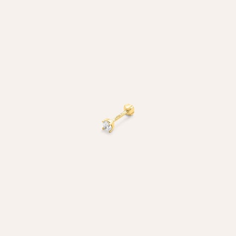 Piercing Orecchio Punto Luce Tragus Helix Conch Ear Shine Oro Giallo Cubic Zirconia - Piercing Orecchio Donna | Stroili