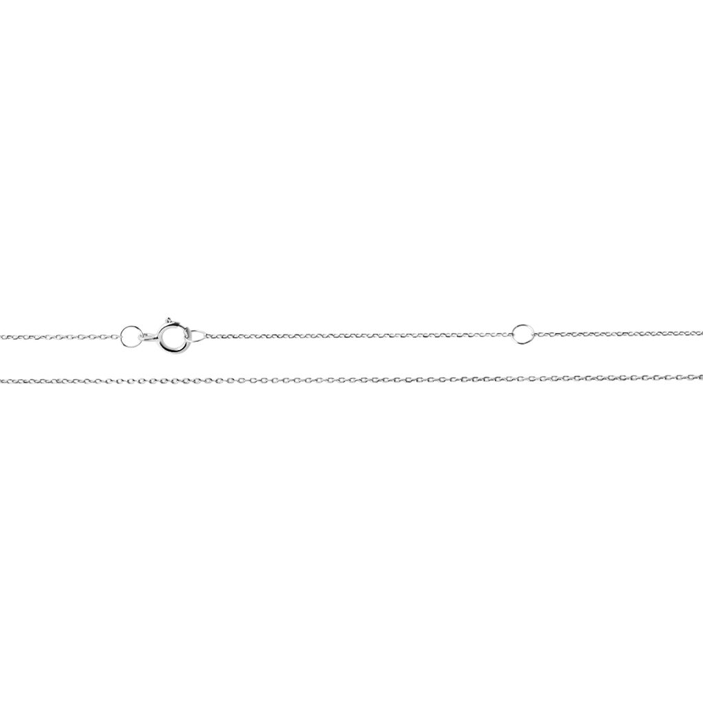 Collana Charlotte Oro Bianco Zaffiro Diamante - Collane Choker Donna | Stroili