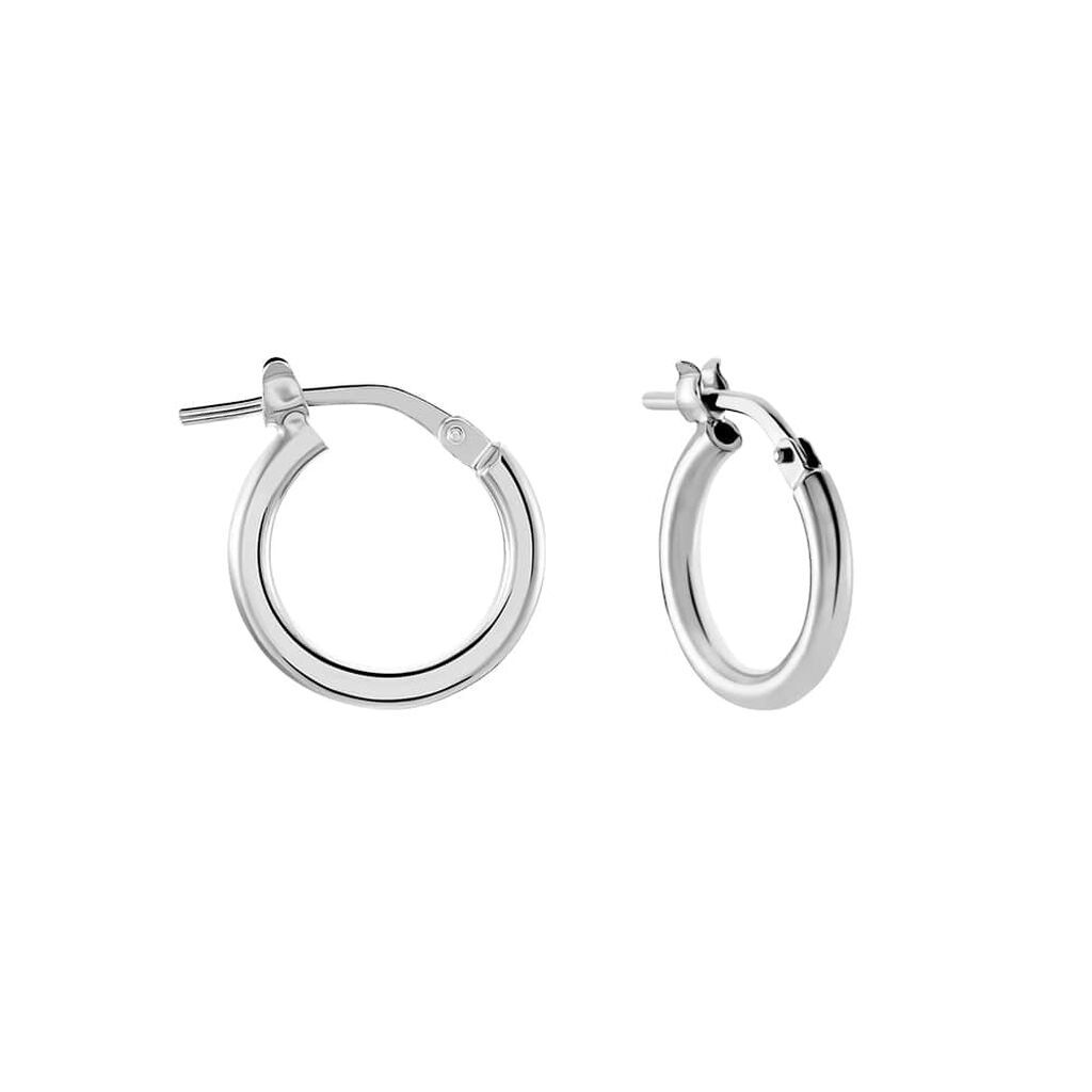 Orecchini A Cerchio Silver Collection Argento Rodiato - Orecchini a Cerchio Donna | Stroili